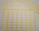 Small White Price Labels 9x18mm Price Stickers Tags Plain Sticky Peel-able x560