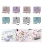 Mini Album Binder Card Pocket Keychain Picture Storage Sleeve 4 inch
