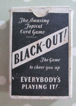 VINTAGE WWII BLACK OUT ! CARD GAME BY KARDONIA DATED 1939 - AIR RAID PRECUATIONS