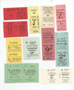 bus parcel stamp selection of 11