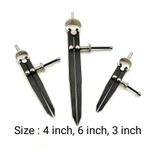 Fast Adjustment Wing Divider Leathercraft Furniture Compasses Spacing Gauge,diy