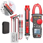400Amp Digital Clamp Meter AC Hz Multimeter NCV Ammeter Voltage Tester Tool
