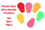Plastic Bow Wire Needle Threaders For Hand Sewing Machine Stitch Insertion Tool
