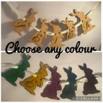 Rabbit Guinea Pig Indoor Cage Bunny Accessories sign bunting gift personalised