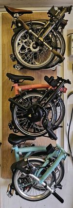Brompton Folding Bicycle Wall Mount Rack
