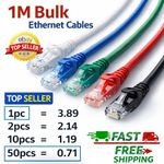 Ethernet Cable Internet Cat5e Network RJ45 LAN Patch 0.12m to 50m 1pc -50pcs Lot