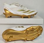 Adidas Adizero Electric Cleated American Football Boots - Whitet/Gold - IE4416