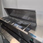 Prep Fridge Pizza Chilled Food 7x1/4GN Capacity Commercial Catering Polar FA855