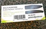 Multi-Purpose Electronic Whistle 3 Tone 120 dB Black Plastic, Model X002FM1OVR