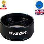 Compact 0.5X Telescope Focal Reducer with Clear Optical Lenses - M28x0.6 Thread