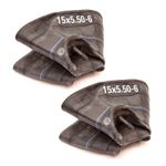 2x Inner Tube 15x5.50-6 Straight Valve TR13 Butyl Rubber 6 Inch Quad Bike ATV