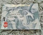 Steven Gerrard - UCL Debut Match Ticket - Liverpool V Boavista 2001  *RARE*
