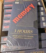 Blank Brand New Sealed 3 Hour VHS Video Cassette Tapes Memory E-180 3Hrs