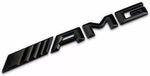 BLACK AMG BADGE EMBLEM C CL CLK SLK S SL 3M ADHESIVE MATTE STYLE