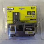 18V 5.0Ah Genuine Lithium Battery For Ryobi P108 ONE+ Plus RB18L40 RB18L50 P104