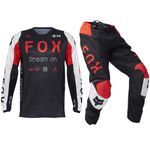 Fox Racing 180 Motocross Kit Mx Pants & Jersey - RACE SPEC FLUORESCENT RED