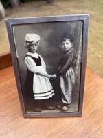 Silver B`ham 1922 Hallmarked Postcard Size Photograph Frame 6" x 4" Easel Back