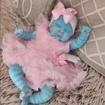 19 inch Peaches Avatar Full Body Vinyl Reborn Baby Doll 3D Skin Waterproof