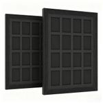 2x 16-Grid Trading Card Display Frame Holder For Magnetic Card Sleeves 35-360pt
