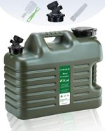 UPWOIGH 18.5L 5 Gallon Water Carrier with Tap BPA Free Camping Caravan 51% Off