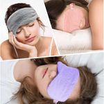 Soft Padded 3D Sleep Mask  Blackout Eye Cover for Travel & Night Sleep