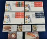 GB 1969  Stamps for Cooks booklet Panes on 4 MMB Wessex First Day Covers FDC