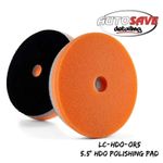 Lake Country- 5.5" Orange Heavy Duty Orbital Cutting DA Pad|Remove Holograms