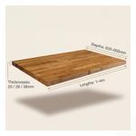 SALE Solid Oak Kitchen Worktop Real Wood Timber Work top 4M 3M 2M/20mm 28mm38mm