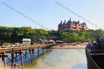 IWC1977 - Isle of Wight - Early view, Totland Bay Hotel & Pier - photo 6x4