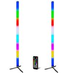 Equinox 2pc Pack Pulse XL 1.5M Tube LED Rainbow Colour Changing DJ Disco Light