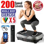Power Vibration Plate Exercise Body Shaker Massager Vibrating Machine Platform