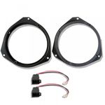 Vauxhall Vivaro Front Door Speaker Adaptor Rings Spacers Kit 165mm 6.5"