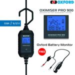 Oxford Oximiser Pro 900 Motorcycle Battery Charger Optimiser UK Model EL201- 12V