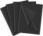 60 Sheets of Black Tissue Paper, 35 x 50 cm Gift Wrapping Tissue Paper for Chri