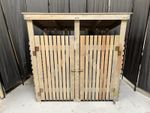 Garden Trading Aldsworth Outdoor Double Bin Store, Spruce Natural RRP625