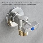 Hot And Cold Water Valve Environment Friendly G1/2 Thread Brass