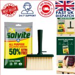 Solvite Extra Strong Wallpaper Paste Bundled With Paste Brush for Wallpaperin...