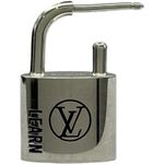 Louis Vuitton Silver Lock it Single Earrings Ag925 Jewelry Used