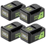 For Karcher Rechargeable Battery 5Ah/2.5Ah 18V LCD Kärcher Battery Power Tools