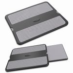 Portable Laptop Lap Desk with Retractable Mouse Pad Tray for 15.6 Inch Notebooks