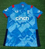 England Castore Cricket 2024 Blue One Day T-Shirt | Mens Adult Medium Jersey Top