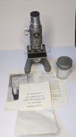 Minimike Vintage Microscope 6x–150x Made in England C&D Hemel Equipment No box