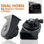 12V 125db Pair Loud Twin Tone Snail Horn For Peugeot 106 206 307 308 405 406 605