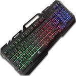 White Shark Gladiator 2 UK Wired Gaming Keyboard LED Backlit Black - GK-1923UK