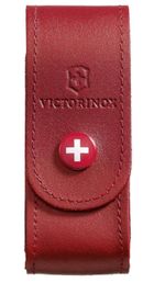 Victorinox RED Leather Belt Pouch 2-4 Layer - *BRAND NEW* 4.0520.1B1 SWISS MADE