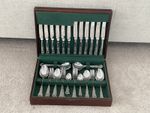 44 Piece Vintage “Kings Pattern” Vintage Stainless Steel Cutlery Canteen