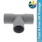 PLS 28mm Push Fit T Connector Waste Grey Water Pipe Motorhome Campervan - 81327