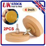 2X For 3M Glue Rubber Eraser Wheel Remove Adhesive Sticker 4'' Car Decal Remover