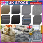 4-40pcs Carpet Tiles 50x50cm Carpet Floor Tiles Non-Slip Flooring Rugs for Home