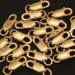 Solid 9ct Gold 8mm SMALL Lobster Claw Fastener Clasp 0.285g (Full UK Hallmarks)